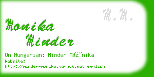 monika minder business card